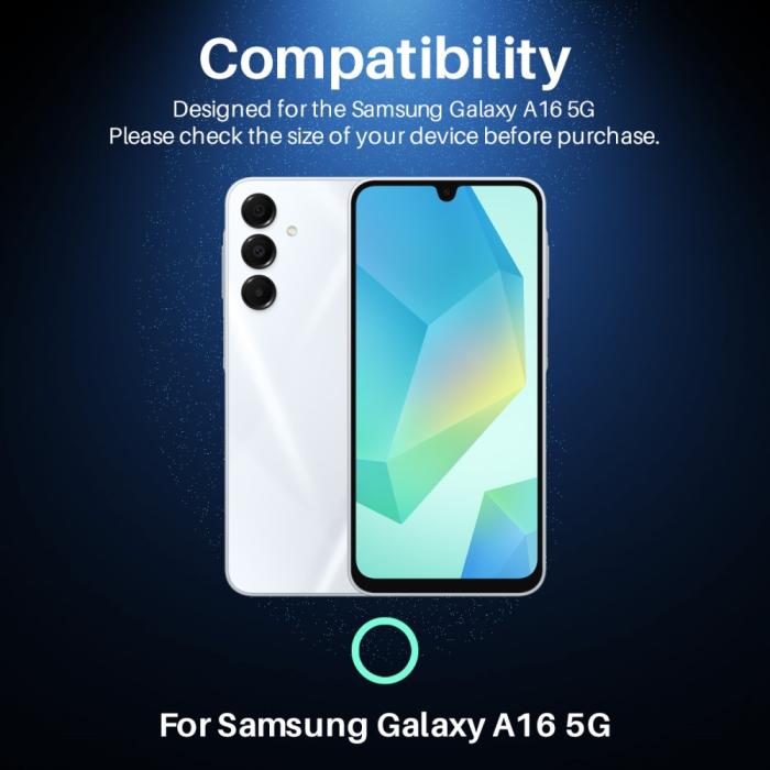Bild 2, NORTHJO Samsung Galaxy A16 Linsskydd Härdat Glas Blå