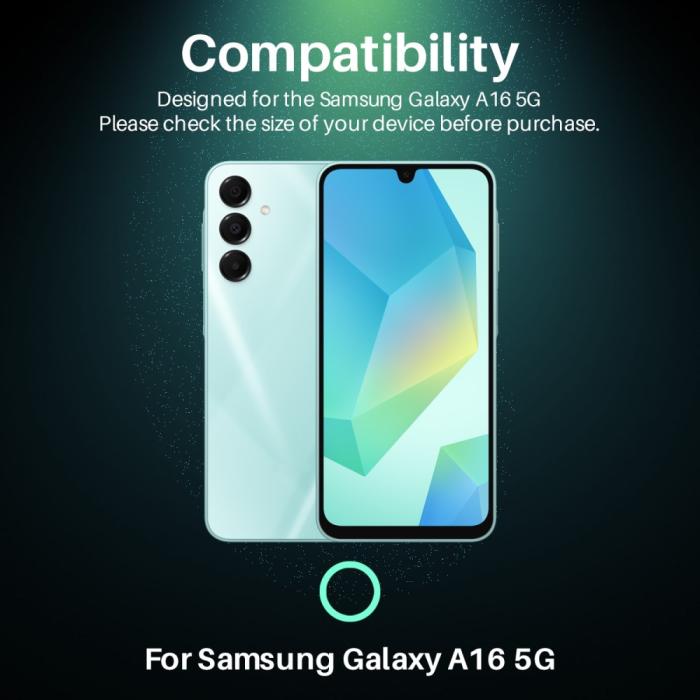 Bild 2, NORTHJO Samsung Galaxy A16 Linsskydd Härdat Glas Grön