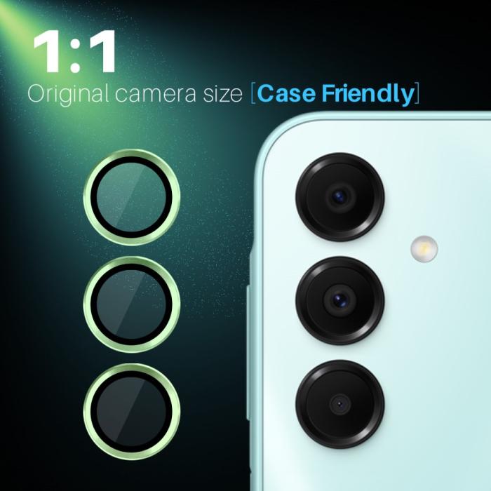 Bild 5, NORTHJO Samsung Galaxy A16 Linsskydd Härdat Glas Grön