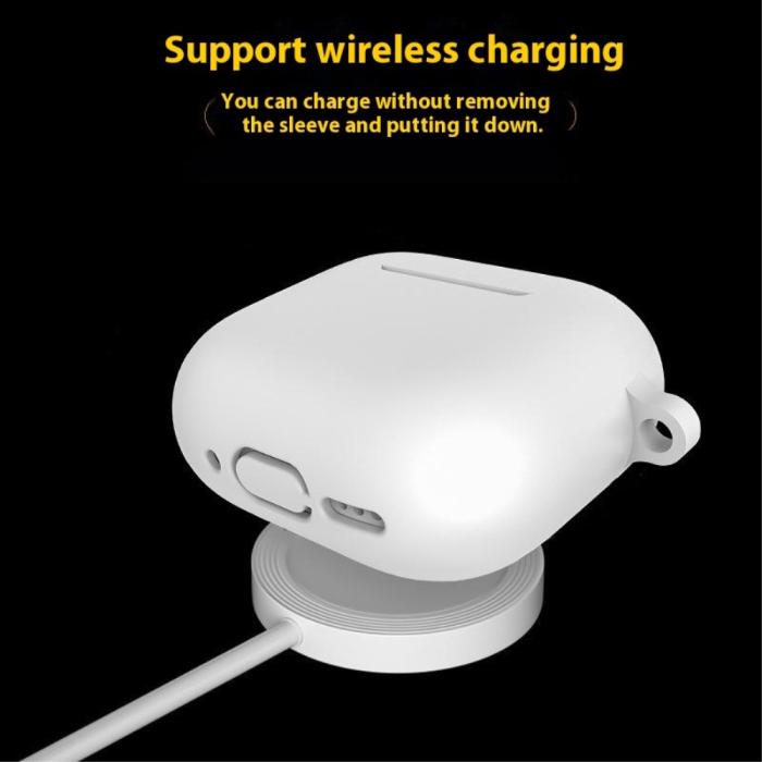 Bild 2, AirPods 4 Skal Med Karbinhake Inkl. Fodral Mörk Blå