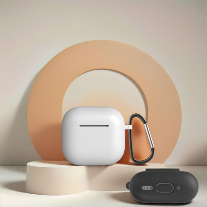 Bild 4, AirPods 4 Skal Med Karbinhake Inkl. Fodral Mörk Blå