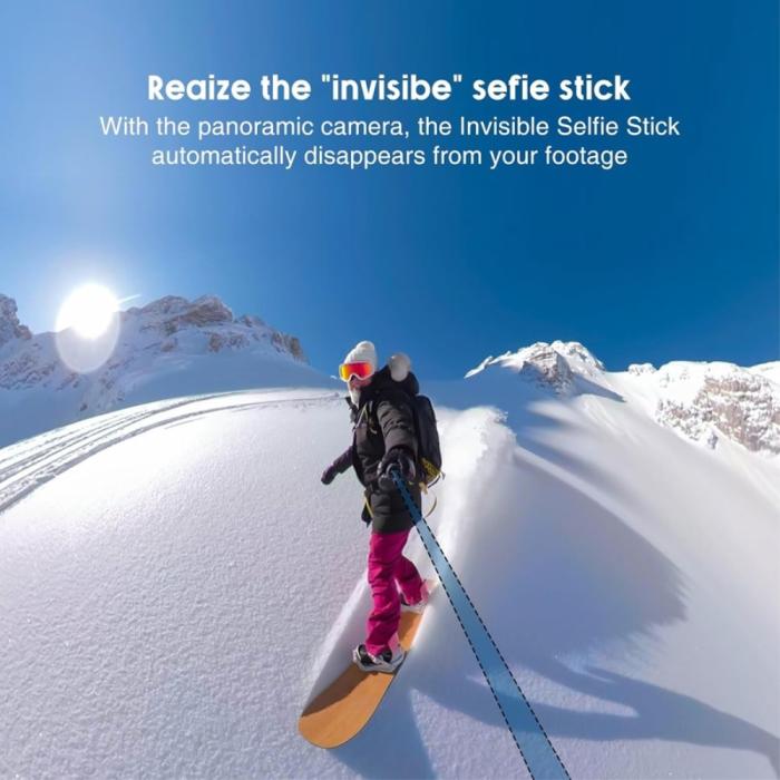 Bild 4, Selfiestick För Actionkamera 3 m Svart