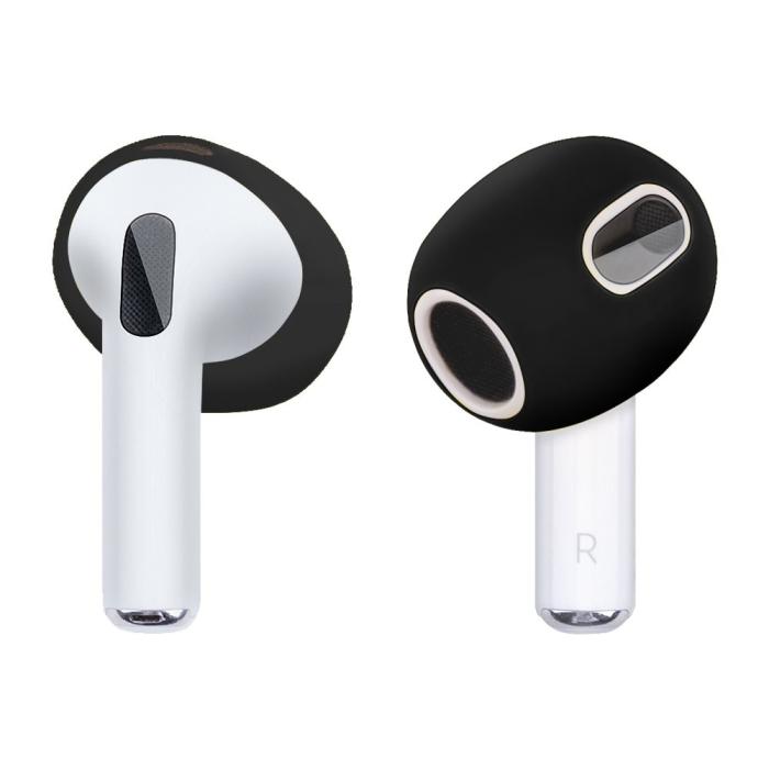 Bild 1, AirPods 3 Silikonskydd Svart