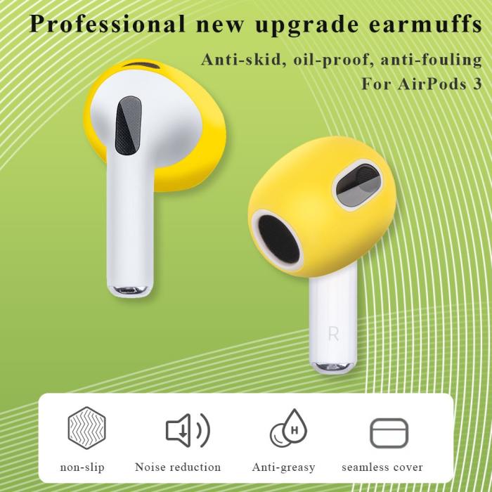 Bild 5, AirPods 3 Silikonskydd Vit
