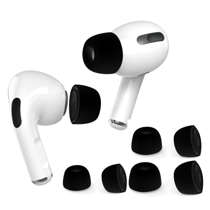 Bild 1, AHASTYLE AirPods Pro 2/AirPods Pro 3-PACK Öronpluggar Svart
