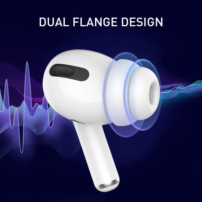 Bild 2, AHASTYLE AirPods Pro 2/AirPods Pro 2-PACK Öronpluggar Storlek L Vit