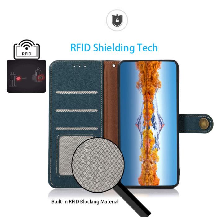 Bild 2, KHAZNEH Samsung Galaxy S25 Ultra Fodral Äkta Läder Grön