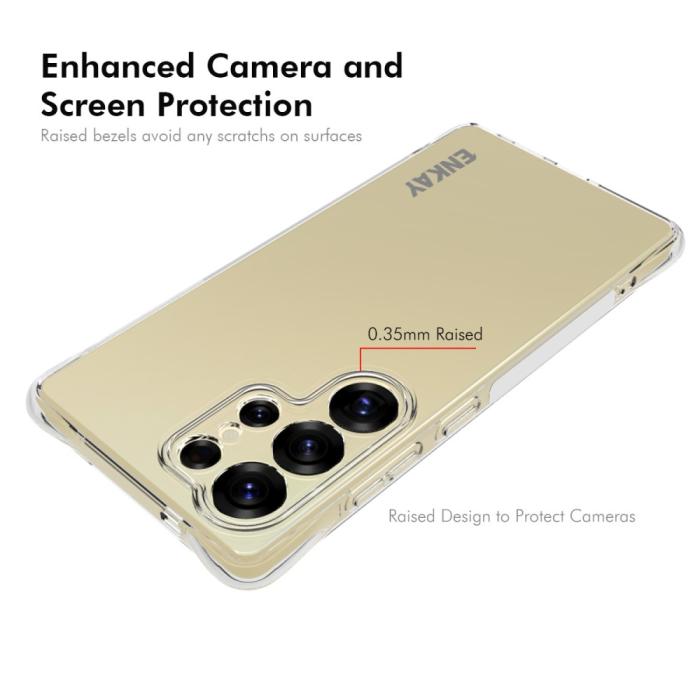 Bild 3, ENKAY Samsung Galaxy S25 Ultra Skal TPU Transparent