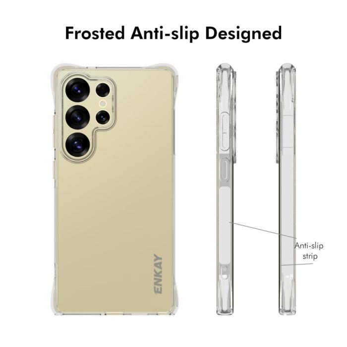 Bild 4, ENKAY Samsung Galaxy S25 Ultra Skal TPU Transparent