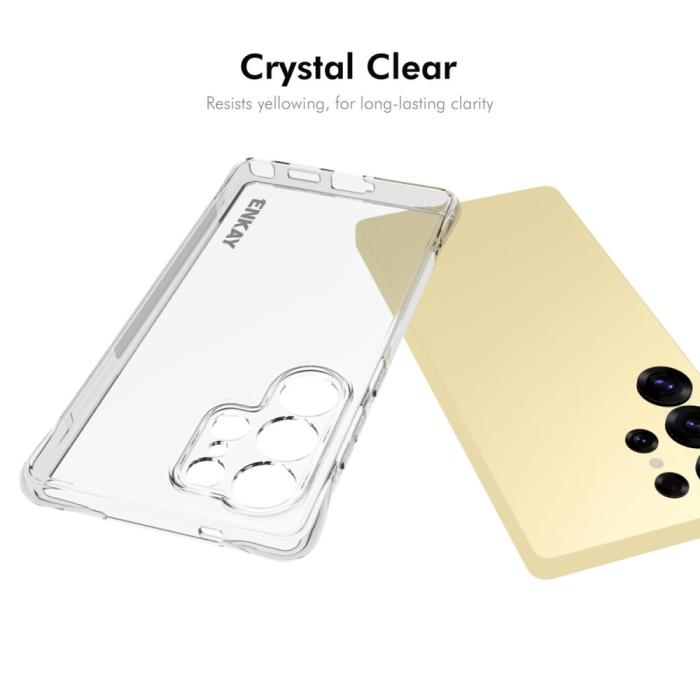 Bild 5, ENKAY Samsung Galaxy S25 Ultra Skal TPU Transparent