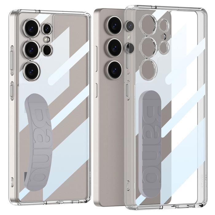 Bild 1, GKK Samsung Galaxy S25 Ultra Skal Hand Strap Hybrid Grå
