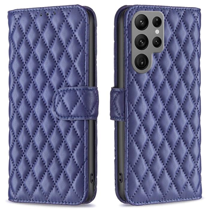 Bild 1, Samsung Galaxy S25 Ultra Fodral Diamond Läder Blå