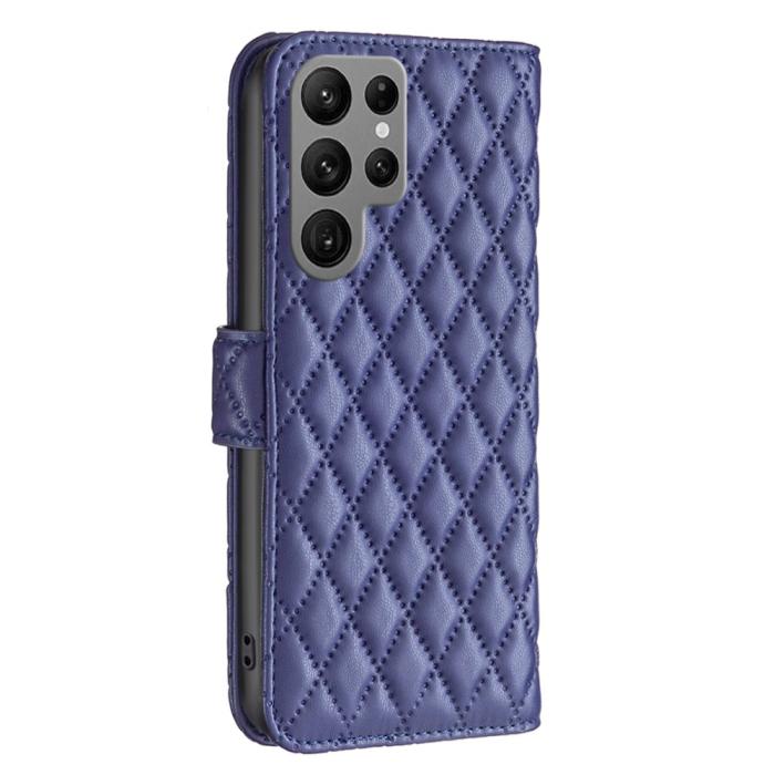 Bild 5, Samsung Galaxy S25 Ultra Fodral Diamond Läder Blå