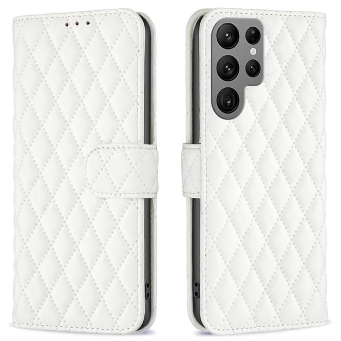 Bild 1, Samsung Galaxy S25 Ultra Fodral Diamond Läder Vit