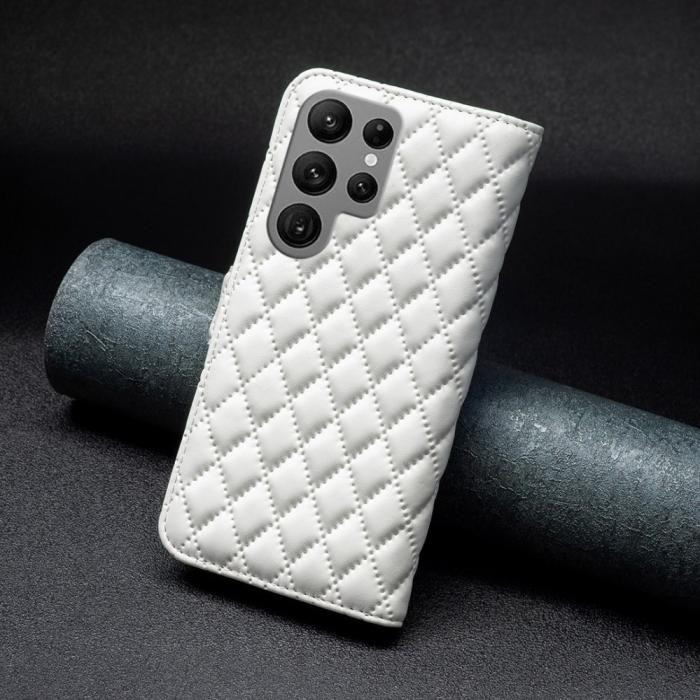 Bild 6, Samsung Galaxy S25 Ultra Fodral Diamond Läder Vit
