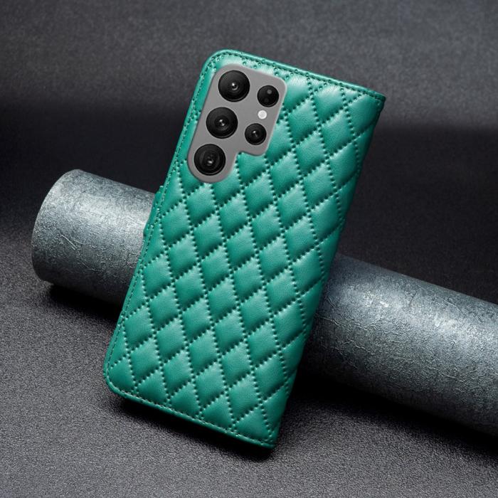 Bild 6, Samsung Galaxy S25 Ultra Fodral Diamond Läder Grön