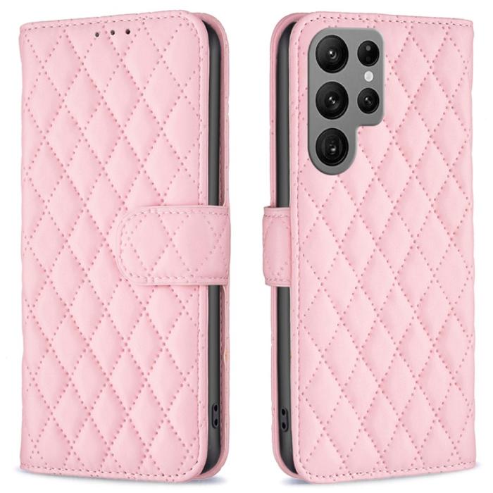 Bild 1, Samsung Galaxy S25 Ultra Fodral Diamond Läder Rosa