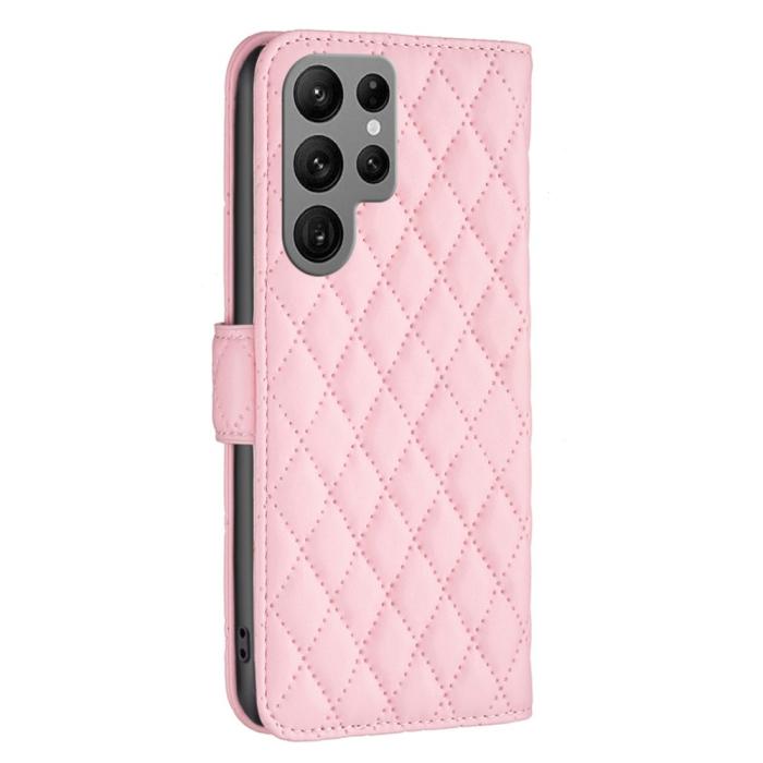 Bild 5, Samsung Galaxy S25 Ultra Fodral Diamond Läder Rosa