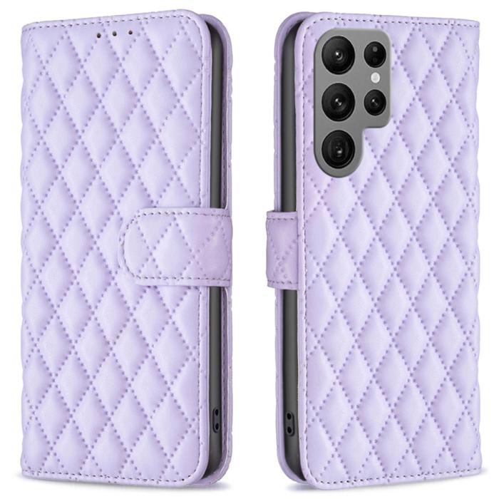 Bild 1, Samsung Galaxy S25 Ultra Fodral Diamond Läder Lila