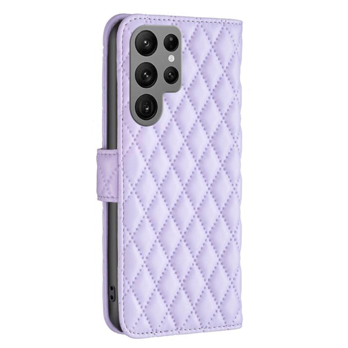 Bild 5, Samsung Galaxy S25 Ultra Fodral Diamond Läder Lila