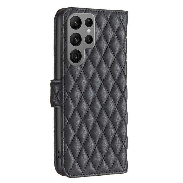 Bild 5, Samsung Galaxy S25 Ultra Fodral Diamond Läder Svart