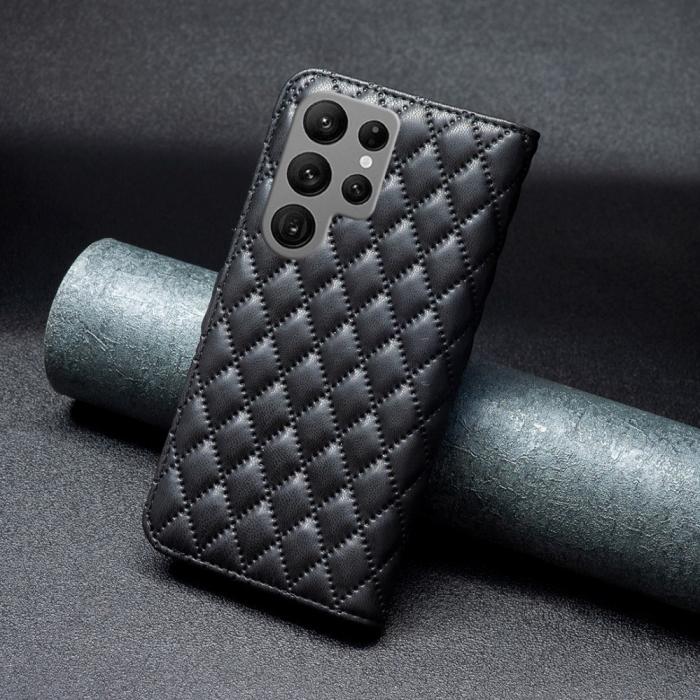 Bild 6, Samsung Galaxy S25 Ultra Fodral Diamond Läder Svart