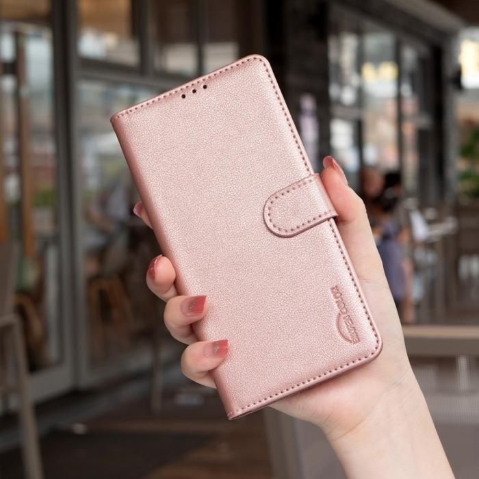 Bild 6, Samsung Galaxy S25 Ultra Fodral Läder RFID Roséguld