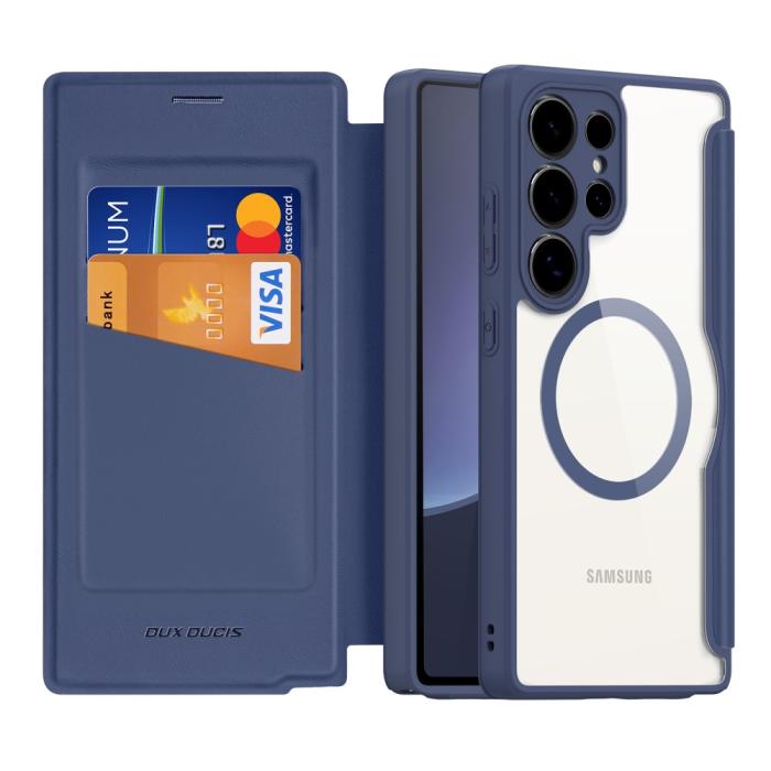Bild 2, DUX DUCIS Galaxy S25 Ultra Fodral MagSafe Skin X Pro Blå