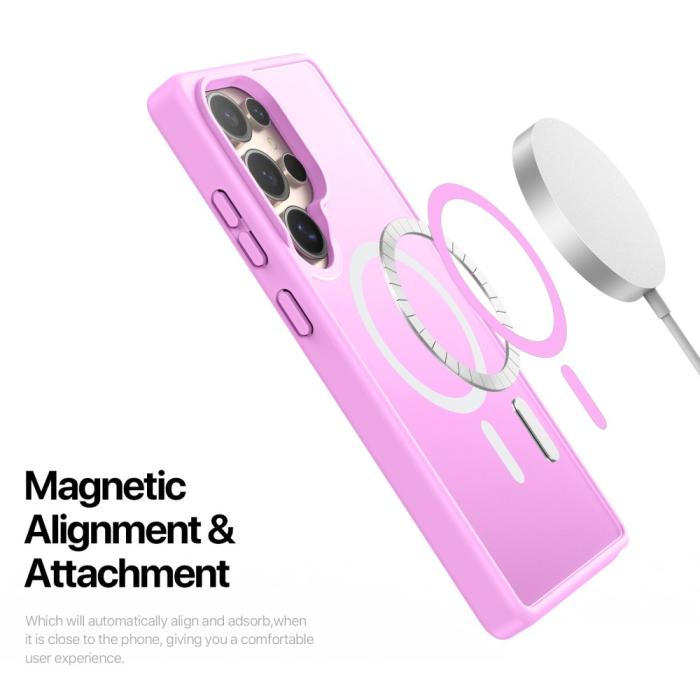 Bild 6, DUX DUCIS Galaxy S25 Ultra Skal MagSafe Yind Series Rosa