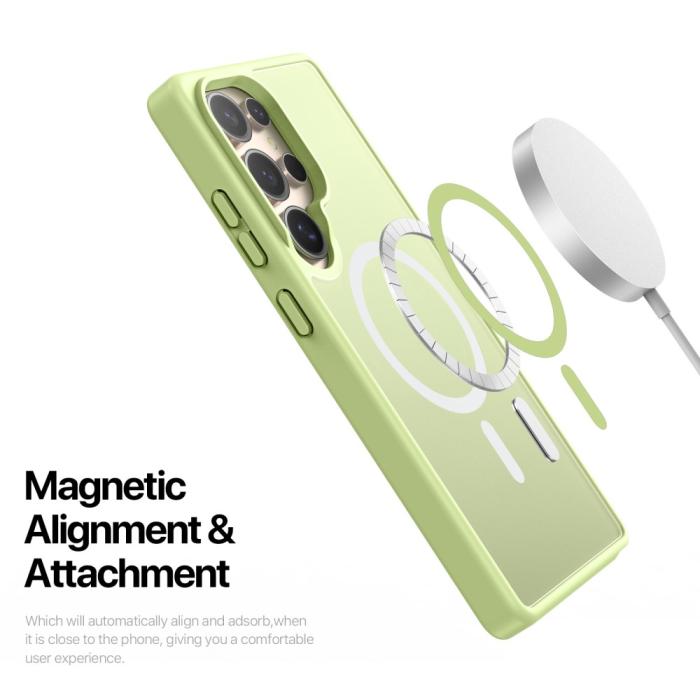 Bild 6, DUX DUCIS Galaxy S25 Ultra Skal MagSafe Yind Series Lime