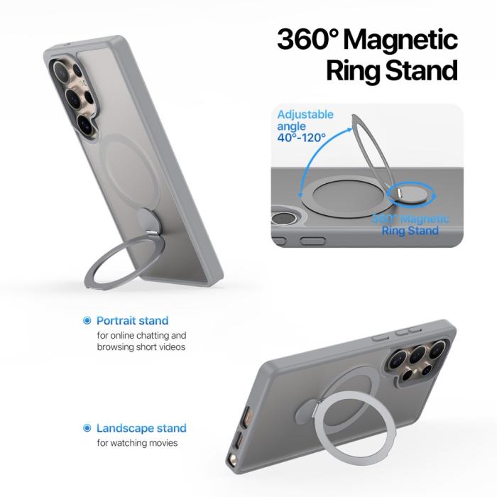 Bild 5, DUX DUCIS Galaxy S25 Ultra Skal MagSafe Kickstand Yind Series