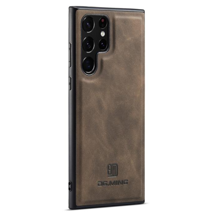 Bild 4, DG.MING Samsung Galaxy S25 Ultra Skal Läderbelagt Mörk Brun