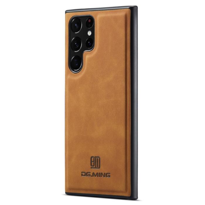 Bild 1, DG.MING Samsung Galaxy S25 Ultra Skal Läderbelagt Brun