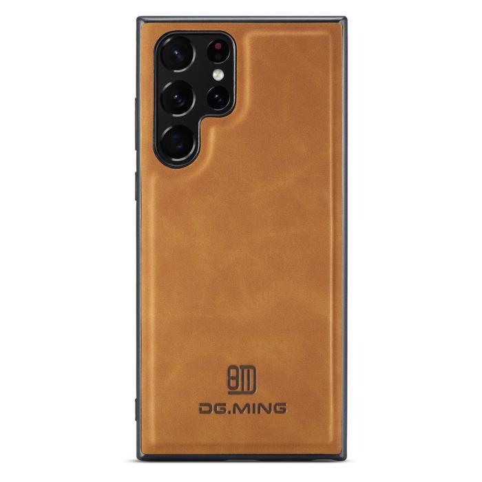 Bild 3, DG.MING Samsung Galaxy S25 Ultra Skal Läderbelagt Brun