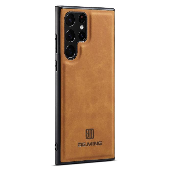 Bild 4, DG.MING Samsung Galaxy S25 Ultra Skal Läderbelagt Brun