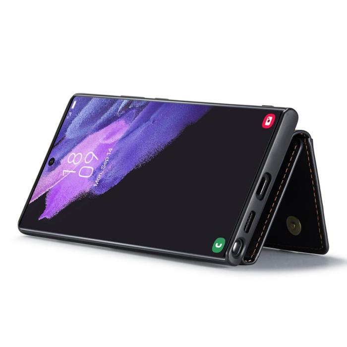 Bild 3, DG.MING Galaxy S25 Ultra Skal Med Magnetisk Plånbok Svart