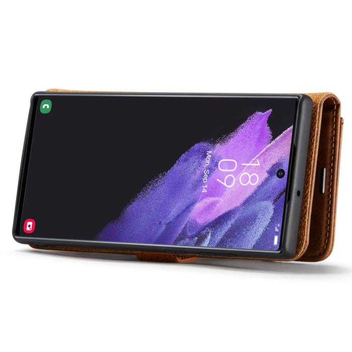Bild 3, DG.MING Galaxy S25 Ultra 2in1 Magnet Fodral / Skal Brun