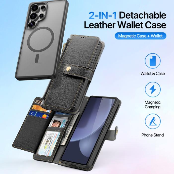 Bild 3, DUX DUCIS Galaxy S25 Ultra 2in1 Magnet Fodral Lawa Series