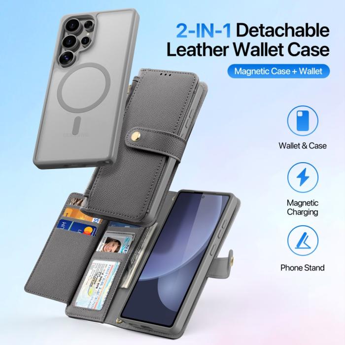 Bild 3, DUX DUCIS Galaxy S25 Ultra 2in1 Magnet Fodral Lawa Series