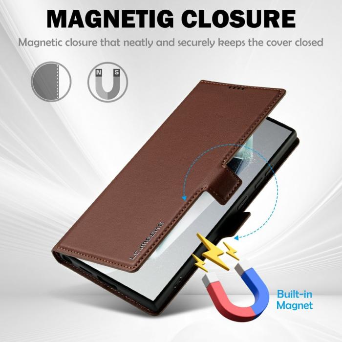 Bild 4, LC.IMEEKE Galaxy S25 Ultra Fodral Med Magnetisk Stängning