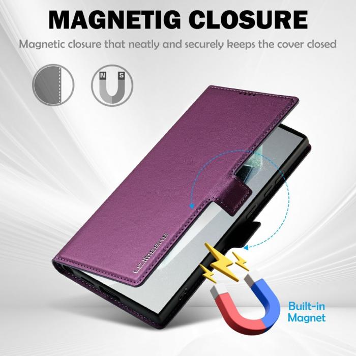 Bild 4, LC.IMEEKE Galaxy S25 Ultra Fodral Med Magnetisk Stängning