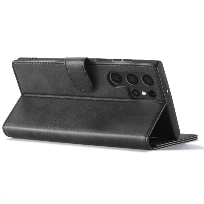 Bild 3, LC.IMEEKE Samsung Galaxy S25 Ultra Fodral Läder Svart