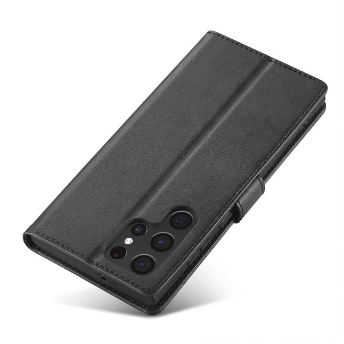 Bild 5, LC.IMEEKE Samsung Galaxy S25 Ultra Fodral Läder Svart