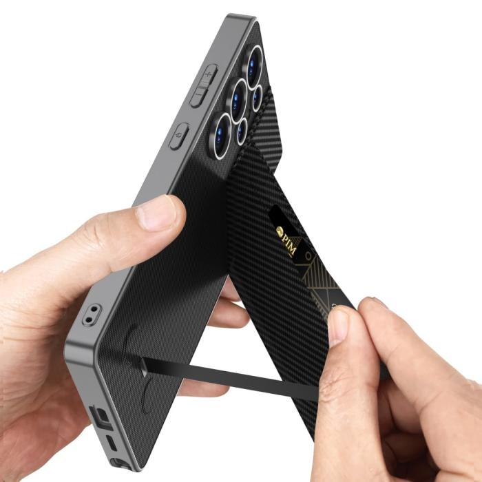 Bild 2, GKK Galaxy S25 Ultra Skal Kickstand Med Korthållare Svart