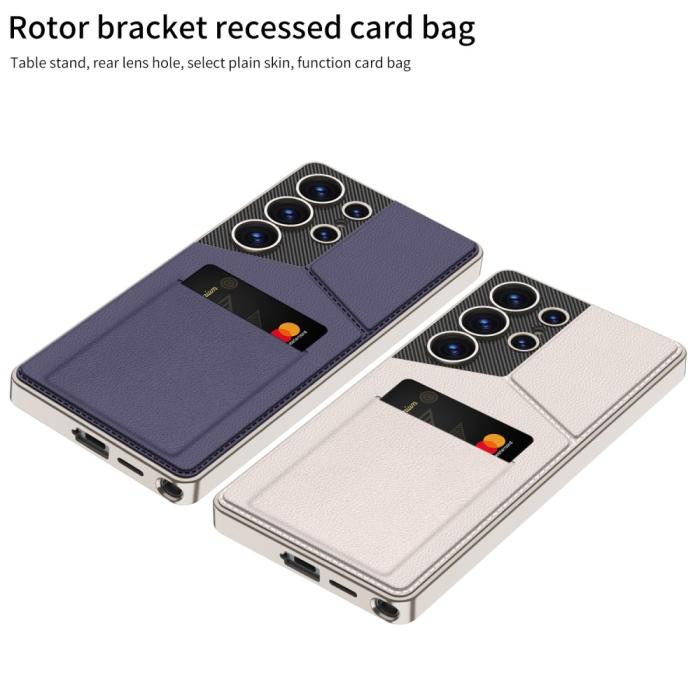 Bild 6, GKK Galaxy S25 Ultra Skal Kickstand Med Korthållare Svart
