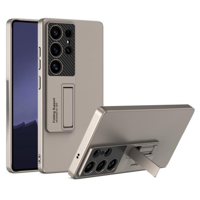 Bild 1, GKK Samsung Galaxy S25 Ultra Skal Kickstand Slim Titanium Grey