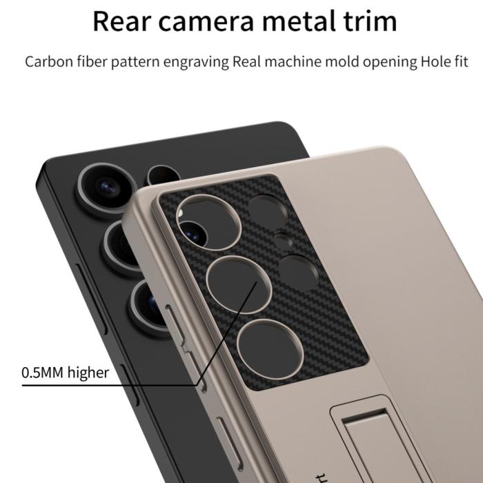 Bild 4, GKK Samsung Galaxy S25 Ultra Skal Kickstand Slim Titanium Grey