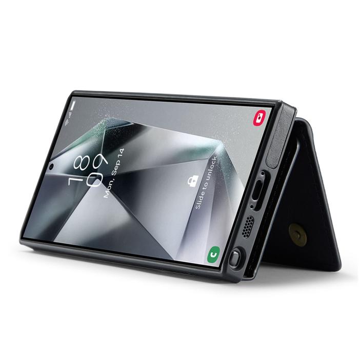 Bild 5, DG.MING Galaxy S25 Ultra 2in1 Skal Magnetiskt Kortfack Svart