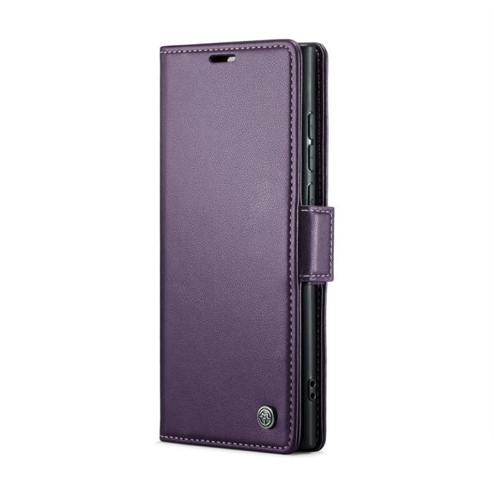Bild 2, CASEME Galaxy S25 Ultra Fodral RFID Slim Läder Lila