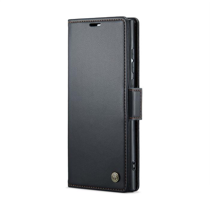 Bild 2, CASEME Galaxy S25 Ultra Fodral RFID Slim Läder Svart